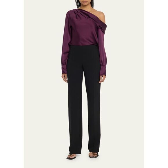 Jonathan Simkhai Purple One-Shoulder Blouse - Picture 10 of 10